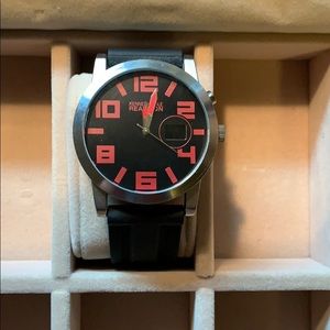 Kennth Cole reaction watch black rubber band